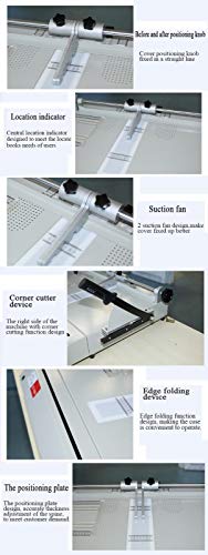 Book Making Machine Kit Hot Glue Book Binder Machine 110V + A4 Size Hard Cover Case Maker USA Stock