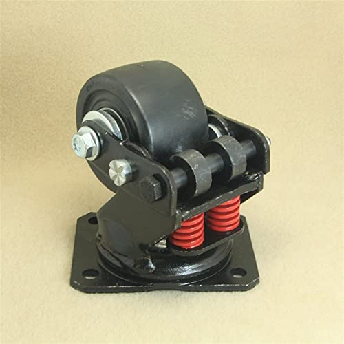 ERBRA 3inch Silent Damping Universal Wheel with Spring Anti-Seismic Caster 8Pcs