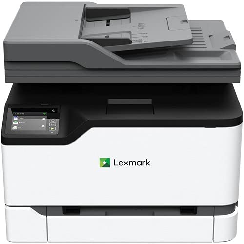 Lexmark MC3224i Color Laser Multifunction Product with Print, Copy, Digital Fax, Scan and Wireless Capabilities, Plus Full-Spectrum Security and Print Speed up to 24ppm (40N9640), White, Small