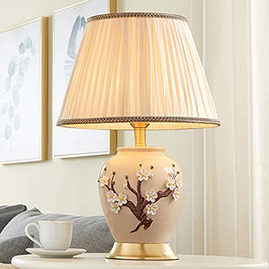 EARSHOT Desk Lamp with Fabric Lampshade - 22" H Night Light