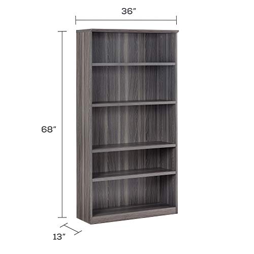 Safco Products MVB5LGS Bookcase, Gray Steel Laminate