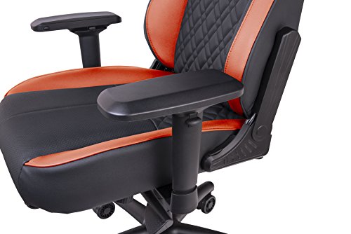 Thermaltake Tt Esports X Comfort Air Gaming Office Chair with 4 On-The-Fly Adjustable Cooling Fans Black/Red - GC-XCF-BRLFDL-01