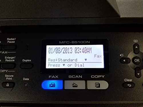 Brother MFC-8510DN Mono Laser - Brother MFC-8510DN Mono Laser Printer 38 ppm 64 MB 8.5" x 14" 1200 x 1200 dpi Max Duty Cycle 50000 Pages p/s/c/f Duplex Ethernet Network Ready USB Energy Star