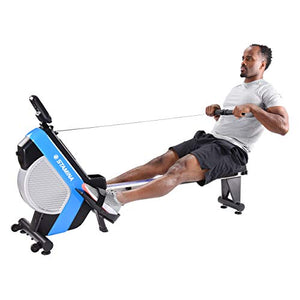 Stamina DT Plus Rowing Machine 1409 / Includes Two Online Expert-Guided On Demand Workouts/Stream from Any Device