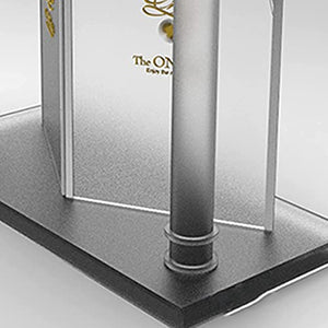 ZEELYDE Acrylic Transparent Floor-Standing Lectern Podium Stand