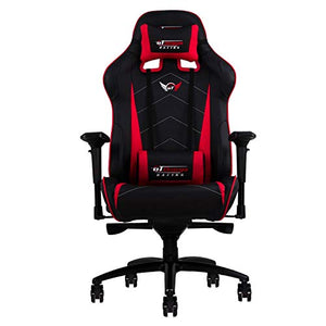 GT OMEGA PRO XL Racing Gaming Chair with Lumbar Support - Ergonomic PVC Leather Office Chair with 4D Adjustable Armrest & Recliner - Esport Seat for Ultimate Gaming Experience - Black Next Red