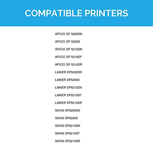 LD Remanufactured Toner Cartridge Replacement for Ricoh SP 5200HA 406683 (Black, 4-Pack)