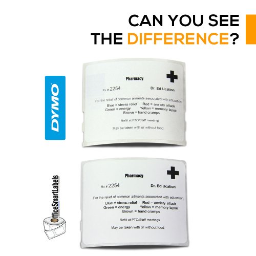 OfficeSmartLabels - 2-1/8" x 2-3/4" Veterinary Diskette Media Labels, Compatible with 30258 (100 Rolls - 400 Labels Per Roll)