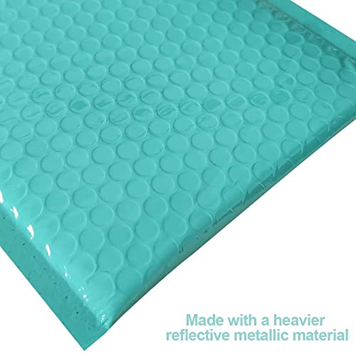 UPAKIN Bubble Mailer 6x9 Inch 600 Pack Green/Teal Holographic Metallic Padded Bubble Envelope, Buy Bulk Save Huge