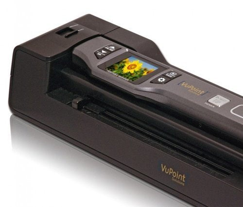 Vupoint Magic Wand Document/Photo 2-in-1 Portable Scanner & Auto-Feed Dock, 1.5 Preview LCD with 1200 DPI, Rechargeable Battery (PDSDK-ST470PU-VP)