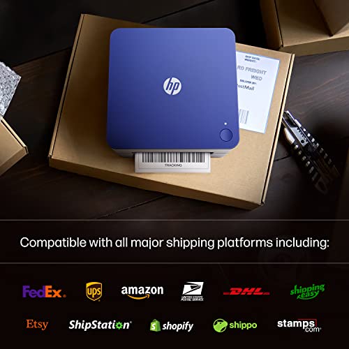 HP Shipping Label Printer, 4x6 Direct Thermal, High-Speed 300 DPI, Barcode Printer