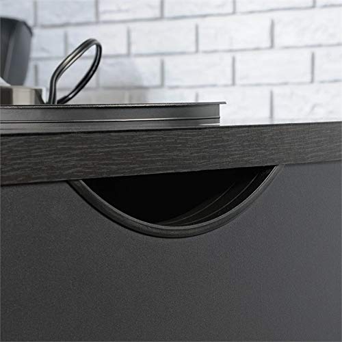 Sauder 419773 Via Executive Desk, Bourbon Oak Finish