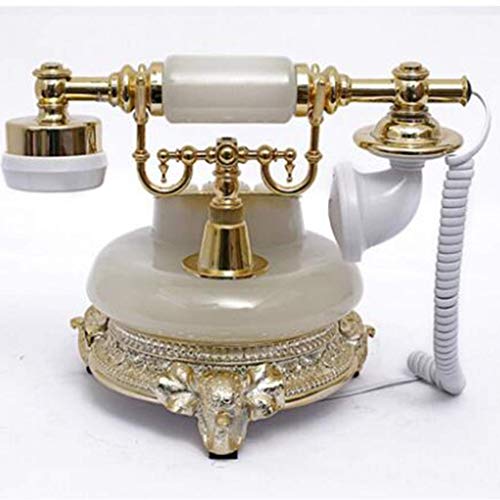 GagalU Retro Style Resin Button Fixed Telephone