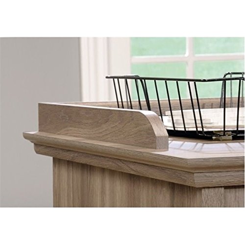 Bowery Hill L-Shaped Desk in Salt Oak