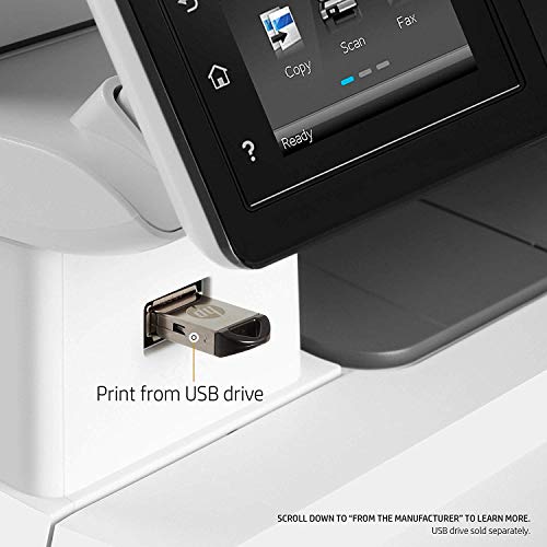 HP Laserjet Pro All in One, Wireless Color Multifunction Laser Printer, Comes with Original HP Toner, T6B83AR#BGJ, (Renewed)
