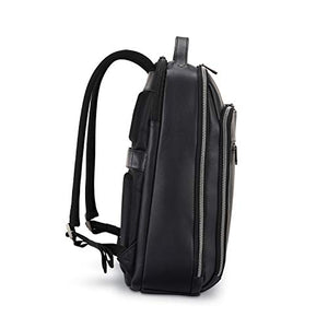 Samsonite Classic Leather Backpack, Black, One Size