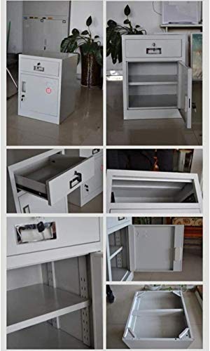 noxozoqm File Cabinets with Lock - Metal Office Storage Cabinet (Size: B)