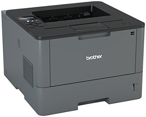 Brother Monochrome Laser Printer, HL-L5200DW, Wireless Networking, Mobile Printing, Duplex Printing, Amazon Dash Replenishment Enabled