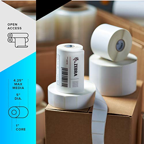 Zebra ZD620d Direct Thermal Desktop Printer 300 dpi Print Width 4 in WiFi Bluetooth Ethernet Serial USB ZD62043-D01L01EZ