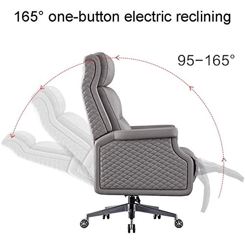 Video Game Chairs Home Office Desk Chairs Office Chairs with Lumbar Support Office Chairs & Sofas Home Office Conference Chair,Luxurious,Reception Chair with Frame Finish Ergonomic Lumbar Support,Gray
