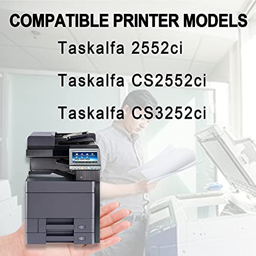 (1BK+1C+1M+1Y, 4PK) TK8337 TK-8337 1T02RL0US0 1T02RLCUS0 1T02RLBUS0 1T02RLAUS0 Toner Cartridge Replacement for Kyocera Taskalfa 2552ci CS2552ci CS3252ci Toner Kit Printer