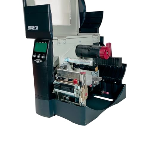 Tekswamp Zebra ZM400 Thermal Transfer Label Printer 600 DPI Peeler Rewinder USB Serial ZM400-6001-4000T Bundle