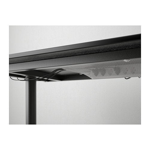Ikea BEKANT Desk, black-brown, black