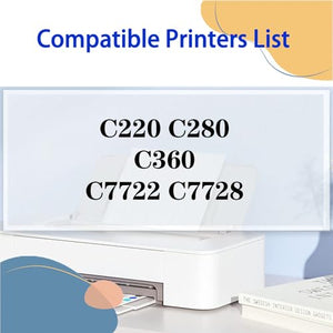 LISTWA Compatible Replacement DV-311 Developer Kit for Konica Minolta C220 C280 C360 Printers, High Yield 100,000 Pages Black*2