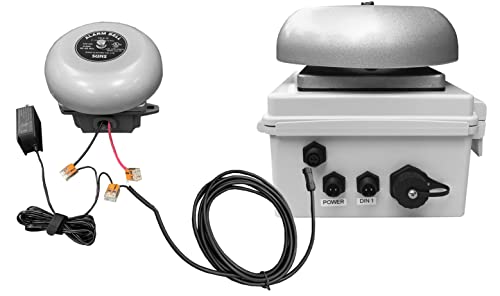Netbell Linortek Netbell-K-E2M-C 3 Break Bells - LED Clock System with TCP/IP Network Enabled Programmable Bell Timer Controller