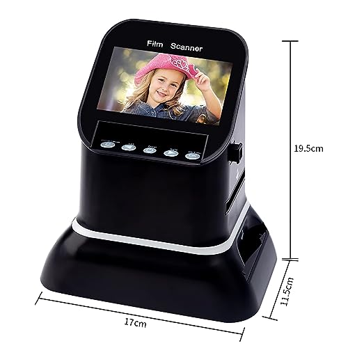 CENAP Digital Film Converter, 22 MP Slide Negative Scanner with 4.3" LCD Screen and HDMI Port - Convert 135/35mm, 120, 127, 126KPK Negatives and Slides to Digital JPEG