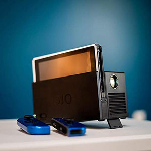 YesOJO Switch Projector HD Projector Portable Projector with 20000 mAh Battery Movie Projector Compatible with Laptop, iPad（Including a Carrying Bag）