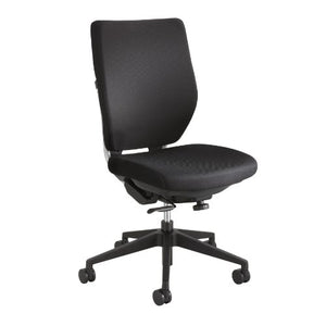 Safco Products 7065BL Sol Task Chair (Optional arms sold separately), Black