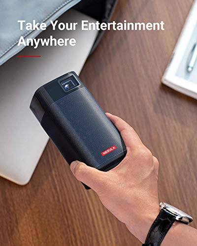 Anker Nebula Apollo Wi-Fi Mini Projector 200 ANSI Lumen Portable 6W Speaker 100 Inch Picture 4-Hour Video Playtime (Renewed)