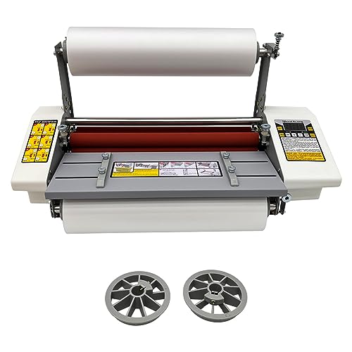 WYDDDARY 13Inch A3+ High Speed Hot Cold Roll Laminator - Single/Dual Sided, Digital Display, Speed & Temperature Adjustable - 110V 600W
