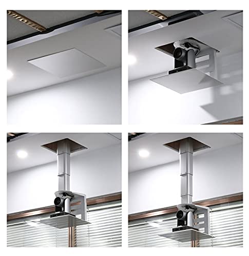 JGSTAVMS Motorized Bamboo Ceiling Mount Projector & Camera Hanger