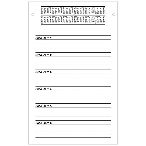 AT-A-GLANCE Daily Desk Calendar Refill 2017, 5 x 8" (E458-50)