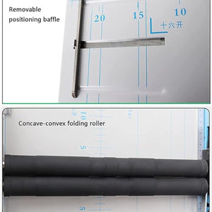 WIKINK Electric Paper Book Stapler Creaser - A3 A4 Saddle Stitch Flat-Clinch Automatic Binding Machine Folder Creasing - 5 Nail Positions