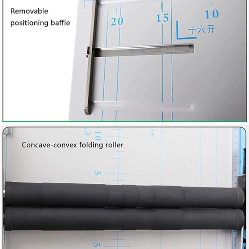 WIKINK Electric Paper Book Stapler Creaser - A3 A4 Saddle Stitch Flat-Clinch Automatic Binding Machine Folder Creasing - 5 Nail Positions
