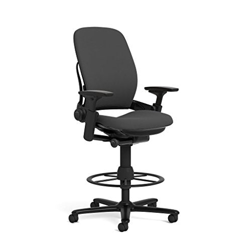 Steelcase Leap Fabric Stool, Black