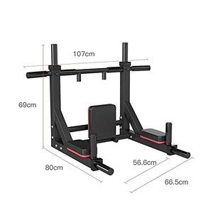 ZLQBHJ Wall Mounted Pull Up Bar Multifunctional Thicken Chin Pull Up Bar for Home Gym Strength Training Equipment