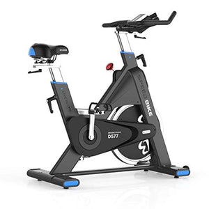 L NOW Indoor Cycling Bike Indoor Exercise Bike Stationary- Belt Drive with 44LBS Stable Flywheel,Heart Rate and LCD Monitor Commercial Standard for Home Cardio(LD577-05)