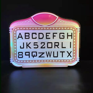 Generic LED Club Bottle Presenter with Color Letter Billboard, Hand-Held Luminous Design - Perfect for Club Party Bar VIP Service