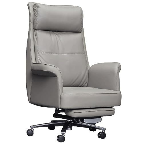 High Back Executive Office Chair with Footstool