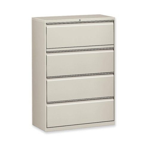 Lorell 4-Drawer Lateral File, 36 by 18-5/8 by 52-1/2-Inch, Gray