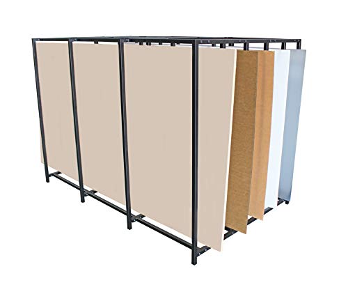 5-Bay Vertical Sheet Rack/Substrate Storage Rack (78"L x 47.5"W x 54"H)