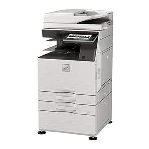 Sharp MX-M3550 Tabloid-Size Monochrome Laser Multi Function Copier Machine - 35ppm, Copy, Print, Scan, Auto Duplex, Network-Ready, 2x500 Sheets Drawers, Stand