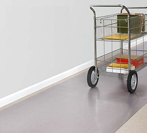 American Floor Mats Clear Vinyl Runner Mats for Carpeted Floors 60ft x 36in