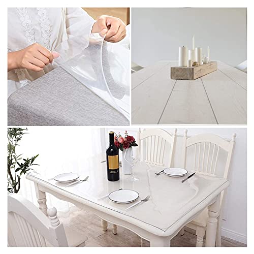 None PVC Transparent Chair Mat, Non-Slip Protection Mat DIY Can Be Cut, for Carpet Floors - 1.5mm Thickness, 180x250cm