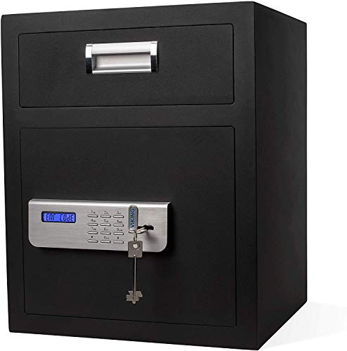 VIKING Security Safe VS-48DS Large Depository Safe LCD Keypad Drop Box Safe