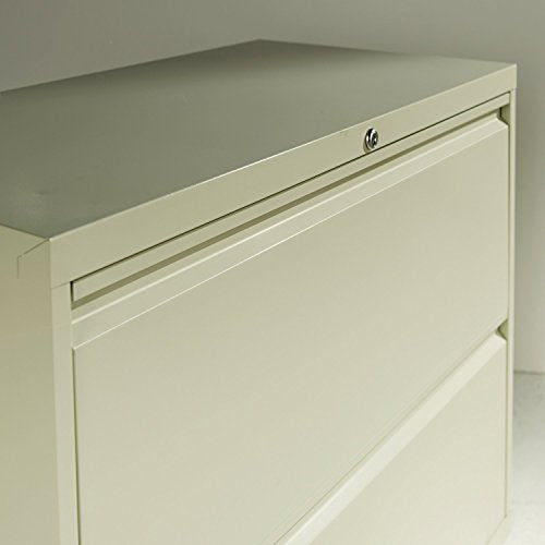 Alera 4-Drawer Lateral File Cabinet, 36 by 19-1/4 by 54-Inch, Black
